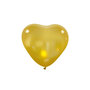 hartballonnen goud klein