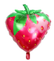 Aardbei strawberry folieballon, 64 cm