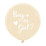 Gender reveal boy or girl nude ballon, 24 inch
