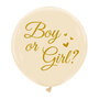 Gender reveal boy or girl elegant ballon, 24 inch