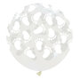 Baby feet xl ballon transparant, 32 inch