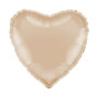 California gold hart folieballon, 45 cm