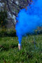 Rookbom gender reveal blauw