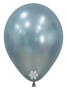 Silk artic blue ballonnen 12 inch