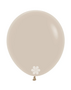 Fashion White sand ballonnen sempertex, 18 inch