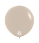 Sempertex solid fashion white sand ballon, 24 inch