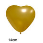 hartballonnen goud klein