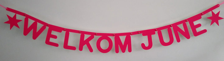 Naamslinger eigen tekst, lettertype Rond Naamslinger eigen tekst, lettertype Rond