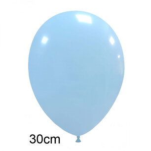 Blauw, babyblauw Pastel ballon (30cm) Blauw, babyblauw Pastel ballon (30cm)