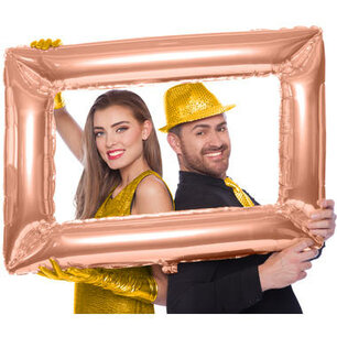 Folie selfie fotolijst frame Rose Gold, 60x85 cm Folie selfie fotolijst frame Rose Gold, 60x85 cm