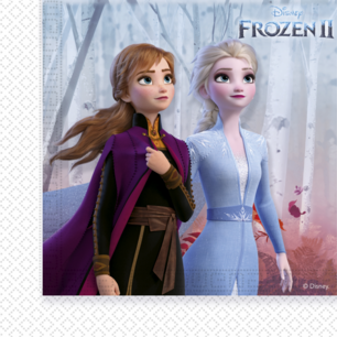 Frozen 2 Servetten 33x33cm, 20 stuks Frozen 2 Servetten 33x33cm, 20 stuks