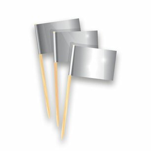 Zilver Prikkers, 50 stuks Zilver Prikkers, 50 stuks