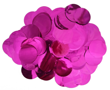 Roze, pink metallic confetti XL, 14 gram Roze, pink metallic confetti XL, 14 gram