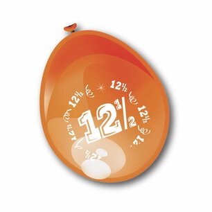 12,5 jaar, Ballonnen brons, 6 stuks 12,5 jaar, Ballonnen brons, 6 stuks