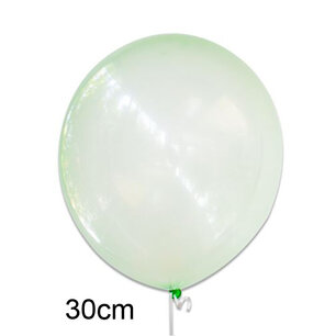 Groen crystal clear ballon (30cm) Groen crystal clear ballon (30cm)