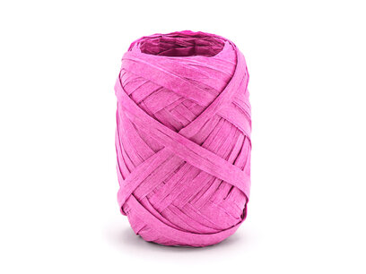 Roze:Pink Raffia lint, 5 mm, 10 m Roze:Pink Raffia lint, 5 mm, 10 m
