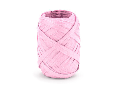Roze Raffia lint, 5 mm, 10 m Roze Raffia lint, 5 mm, 10 m