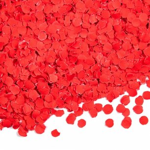 Rood Confetti luxe, 100 gram Rood Confetti luxe, 100 gram