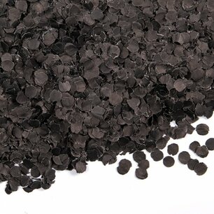 Zwart Confetti luxe, 100 gram Zwart Confetti luxe, 100 gram