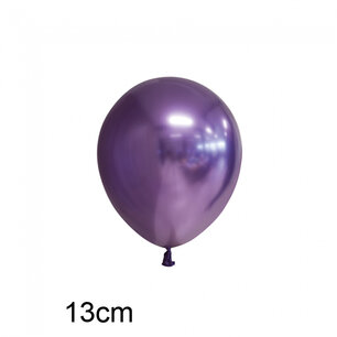 Paars Chrome kleine ballon (13cm) Paars Chrome kleine ballon (13cm)