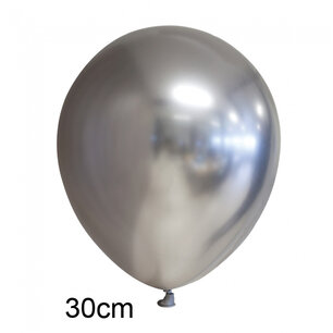 Zilver Chrome ballon (30cm) Zilver Chrome ballon (30cm)