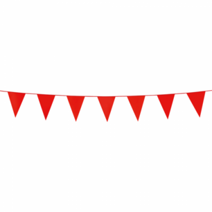 Rood, mini Vlaggenlijn, 3 meter Rood, mini Vlaggenlijn, 3 meter