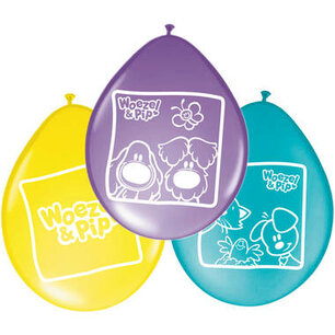 Woezel en Pip Ballonnen, 8 stuks, assorti Woezel en Pip Ballonnen, 8 stuks, assorti