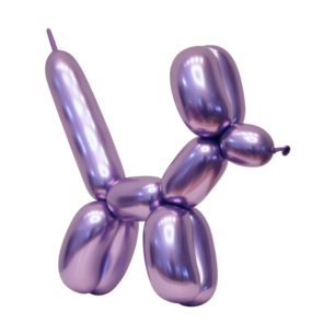 Paars Chrome Modelleerballon Medium Paars Chrome Modelleerballon Medium