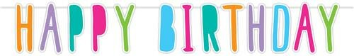 Letterslinger Happy Birthday, festive colors Letterslinger Happy Birthday, festive colors