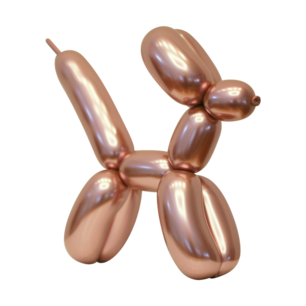 Rose Gold Chrome Modelleerballon Medium Rose Gold Chrome Modelleerballon Medium