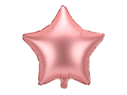 Rose Gold Ster folieballon, 48 cm Rose Gold Ster folieballon, 48 cm