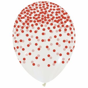 Koper Confetti Rain ballon, 30 cm Koper Confetti Rain ballon, 30 cm