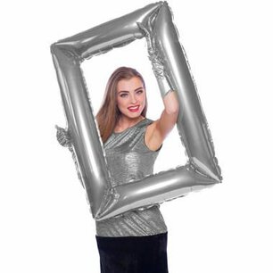 Folie selfie fotolijst frame Zilver, 60x85 cm Folie selfie fotolijst frame Zilver, 60x85 cm
