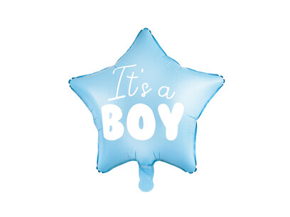 It's a Boy folieballon Ster, 45 cm It's a Boy folieballon Ster, 45 cm