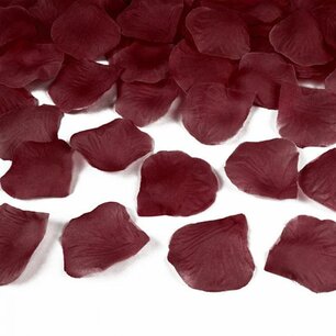 Rozenblaadjes donkerrood (bordeaux) , 100 stuks Rozenblaadjes donkerrood (bordeaux) , 100 stuks