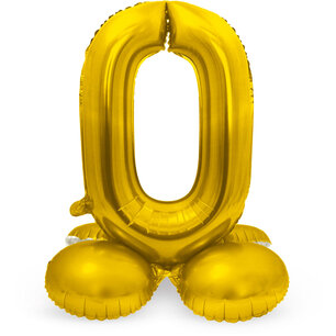 0 Foliecijfer staand, goud, 72 cm 0 Foliecijfer staand, goud, 72 cm