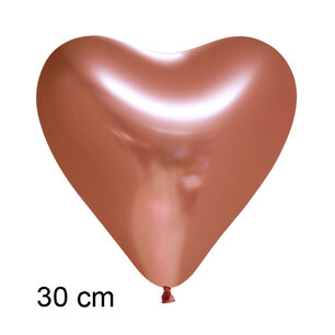 Koper Chrome Hart Ballon (30cm) Koper Chrome Hart Ballon (30cm)