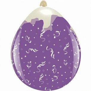 Streamers stuffer ballon, transparant, 45 cm Streamers stuffer ballon, transparant, 45 cm