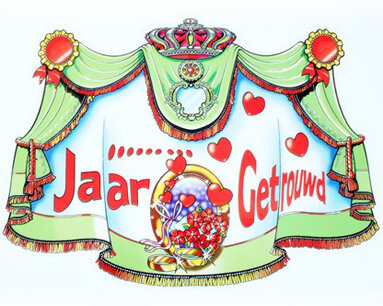 Deurbord .... jaar getrouwd Deurbord .... jaar getrouwd