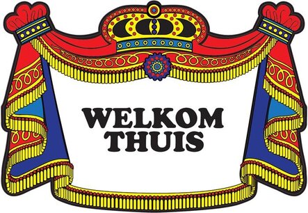 Deurbord welkom thuis klassiek Deurbord welkom thuis klassiek