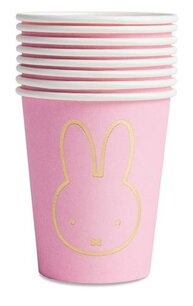 Bekers Nijntje Baby Roze, 8 stuks, 250 ml Bekers Nijntje Baby Roze, 8 stuks, 250 ml