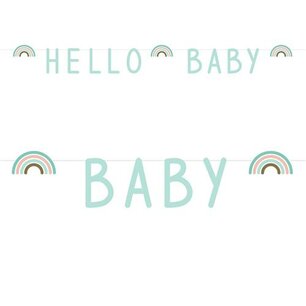Hello Baby Letterslinger, rainbow mint Hello Baby Letterslinger, rainbow mint