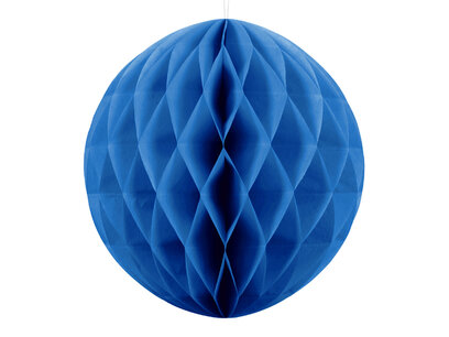 Blauw Honeycomb bal, 30cm Blauw Honeycomb bal, 30cm