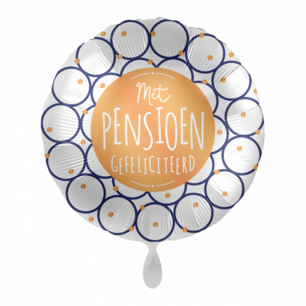 Met pensioen Folieballon, 43 cm Met pensioen Folieballon, 43 cm
