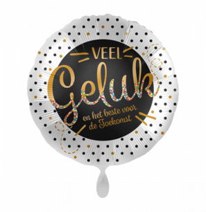 Veel Geluk Folieballon, 43 cm Veel Geluk Folieballon, 43 cm