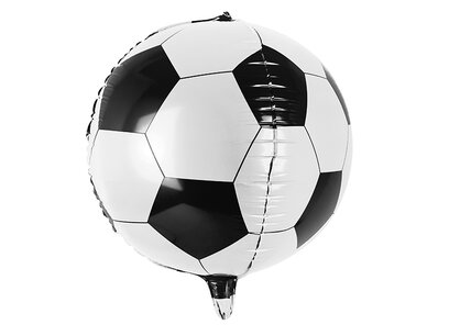 Voetbal orb Folieballon, 40 cm Voetbal orb Folieballon, 40 cm