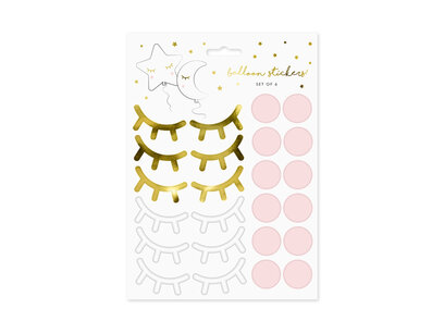 Stickers (little stars) wimpers, 6 stuks Stickers (little stars) wimpers, 6 stuks
