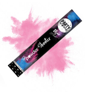 Powder shooter Gender Reveal, roze, 30cm Powder shooter Gender Reveal, roze, 30cm