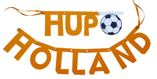 Hup Holland slinger voetbal, incl. zuignapjes Hup Holland slinger voetbal, incl. zuignapjes