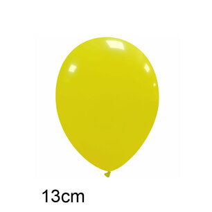 Geel kleine ballon (13cm) Geel kleine ballon (13cm)
